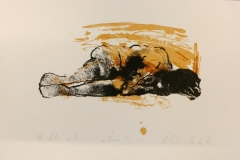 "Søvn", litografi
